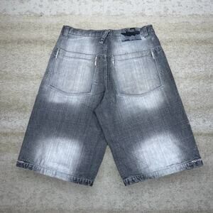 Vintage 90s Lot 29 Jean Shorts 36x14 Baggy Fit Smoke Grey Wash Skater 14" Inseam